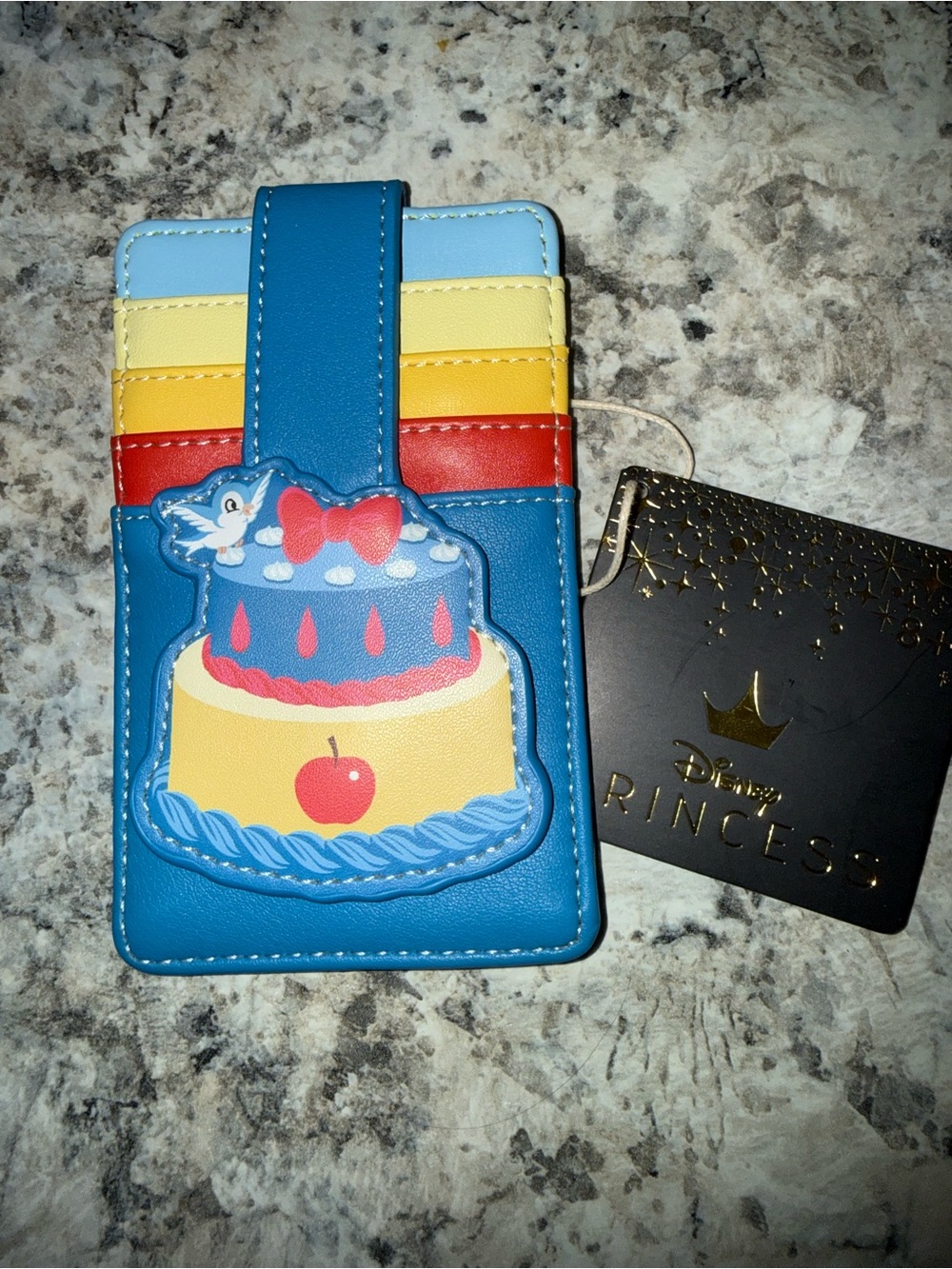 Blue Cake Card Holder -